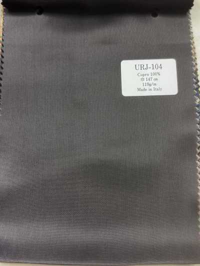 URJ-104 Forro estampado 100% Cupro, liso, cinza, fabricado na Itália