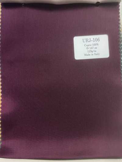 URJ-106 Forro estampado 100% Cupro fabricado na Itália, Bordô