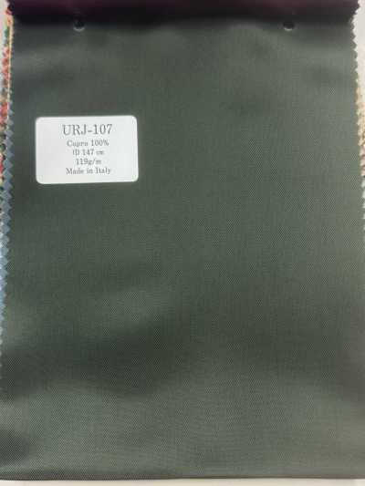 URJ-107 Fabricado na Itália Forro estampado em Cupro 100%, verde liso