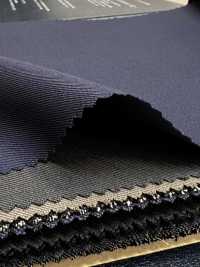 M02055-3 KUNISHIMA1850 Linha Exclusiva 【GABARDINA SUPER EXCLUSIVA】 Azul liso[Têxtil] Kunishima Co., Ltda. Mais fotografias