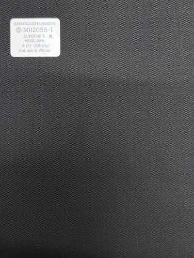 M02055-1 KUNISHIMA1850 Linha Exclusiva 【GABARDINA SUPER EXCLUSIVA】 Preto liso