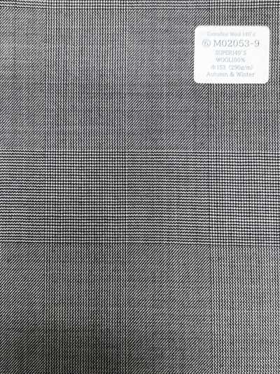 M02053-9 KUNISHIMA1850 Linha Exclusiva [Lã Extrafina 140’s] Xadrez glen preto e branco