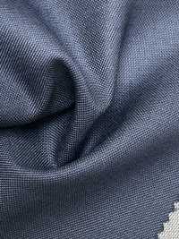 M02054-2 Linha Exclusiva KUNISHIMA1850 【Lã Extrafina 140’s】 Pele De Tubarão Azul[Têxtil] Kunishima Co., Ltda. Foto secundária