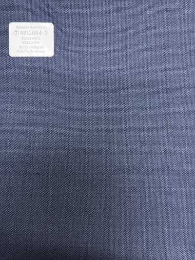 M02054-2 KUNISHIMA1850 Linha exclusiva 【Lã extrafina 140’s】 Sharkskin azul