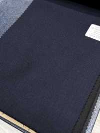 M02049-3 Linha Exclusiva KUNISHIMA1850 【Superfine Worsted】Azul Marinho Sem Estampa[Têxtil] Kunishima Co., Ltda. Foto secundária