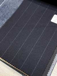 M02060-2 Linha Exclusiva KUNISHIMA1850 【Superfine Worsted】Listras Giz Azul Marinho[Têxtil] Kunishima Co., Ltda. Foto secundária