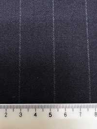 M02060-2 Linha Exclusiva KUNISHIMA1850 【Superfine Worsted】Listras Giz Azul Marinho[Têxtil] Kunishima Co., Ltda. Foto secundária