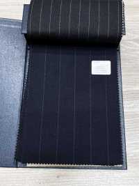 M02060-2 Linha Exclusiva KUNISHIMA1850 【Superfine Worsted】Listras Giz Azul Marinho[Têxtil] Kunishima Co., Ltda. Foto secundária
