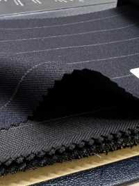 M02061-2 Linha Exclusiva KUNISHIMA1850 【Superfine Worsted】Listras Giz Azul Marinho[Têxtil] Kunishima Co., Ltda. Foto secundária