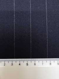 M02061-2 Linha Exclusiva KUNISHIMA1850 【Superfine Worsted】Listras Giz Azul Marinho[Têxtil] Kunishima Co., Ltda. Foto secundária