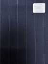 M02061-2 Linha Exclusiva KUNISHIMA1850 【Superfine Worsted】Listras Giz Azul Marinho