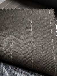 M02062-8 Linha Exclusiva KUNISHIMA1850 【Superfine Worsted】Espinha De Peixe Marrom[Têxtil] Kunishima Co., Ltda. Foto secundária