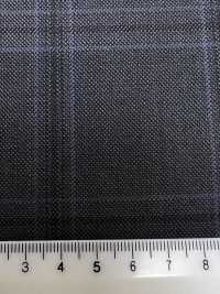 M02063-5 Linha Exclusiva KUNISHIMA1850 【Superfine Worsted】Xadrez Cinza[Têxtil] Kunishima Co., Ltda. Foto secundária