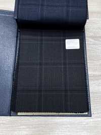M02063-5 Linha Exclusiva KUNISHIMA1850 【Superfine Worsted】Xadrez Cinza[Têxtil] Kunishima Co., Ltda. Foto secundária