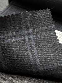 M02065-3 Linha Exclusiva KUNISHIMA1850 【Superfine Worsted】Xadrez Azul Mesclado[Têxtil] Kunishima Co., Ltda. Foto secundária