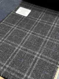 M02065-4 Linha Exclusiva KUNISHIMA1850 【Superfine Worsted】Xadrez Cinza Mesclado[Têxtil] Kunishima Co., Ltda. Foto secundária