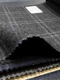 M02065-4 Linha Exclusiva KUNISHIMA1850 【Superfine Worsted】Xadrez Cinza Mesclado[Têxtil] Kunishima Co., Ltda. Foto secundária