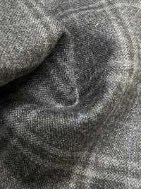 M02065-4 Linha Exclusiva KUNISHIMA1850 【Superfine Worsted】Xadrez Cinza Mesclado[Têxtil] Kunishima Co., Ltda. Foto secundária