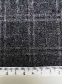 M02065-4 Linha Exclusiva KUNISHIMA1850 【Superfine Worsted】Xadrez Cinza Mesclado[Têxtil] Kunishima Co., Ltda. Foto secundária