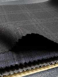 M02066-4 Linha Exclusiva KUNISHIMA1850 【Superfine Worsted】Xadrez Cinza Mesclado[Têxtil] Kunishima Co., Ltda. Foto secundária
