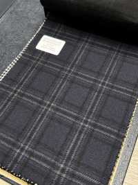 M02045-3 Linha Exclusiva KUNISHIMA1850 【SOMO CASHMERE 100%】 Cheque 3D Marinha[Têxtil] Kunishima Co., Ltda. Foto secundária
