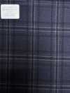 M02045-3 Linha Exclusiva KUNISHIMA1850 【SOMO CASHMERE 100%】 Cheque 3D Marinha