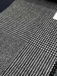 M02046-9 Linha Exclusiva KUNISHIMA1850 【SOMO CASHMERE 100%】 Xadrez Grande Preto E Branco[Têxtil] Kunishima Co., Ltda. Foto secundária