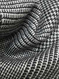 M02046-9 Linha Exclusiva KUNISHIMA1850 【SOMO CASHMERE 100%】 Xadrez Grande Preto E Branco[Têxtil] Kunishima Co., Ltda. Foto secundária