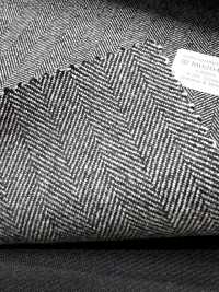 M02047-5 Linha Exclusiva KUNISHIMA1850 【SOMO CASHMERE 100%】Espinha De Peixe Cinza[Têxtil] Kunishima Co., Ltda. Foto secundária