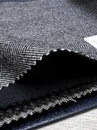 M02047-5 Linha Exclusiva KUNISHIMA1850 【SOMO CASHMERE 100%】Espinha De Peixe Cinza[Têxtil] Kunishima Co., Ltda. Foto secundária