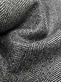M02047-5 Linha Exclusiva KUNISHIMA1850 【SOMO CASHMERE 100%】Espinha De Peixe Cinza[Têxtil] Kunishima Co., Ltda. Foto secundária