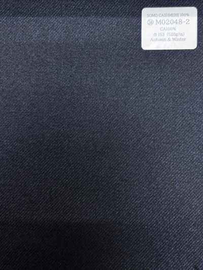 M02048-2 KUNISHIMA1850 Linha Exclusiva [SOMO CAXEMIRA 100%] Azul-marinho Liso