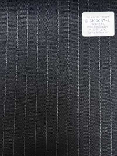 M02067-2 KUNISHIMA1850 Linha Exclusiva [Listra Executiva W/S] Listrada Azul-marinho Escuro
