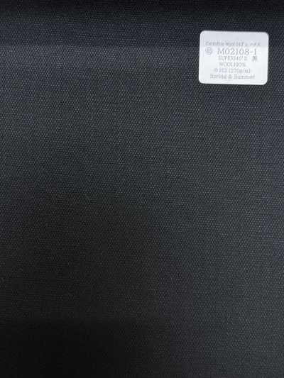 M02108-1 KUNISHIMA1850 Linha Exclusiva [Lã Hachisu] Preto/Padronagem pequena