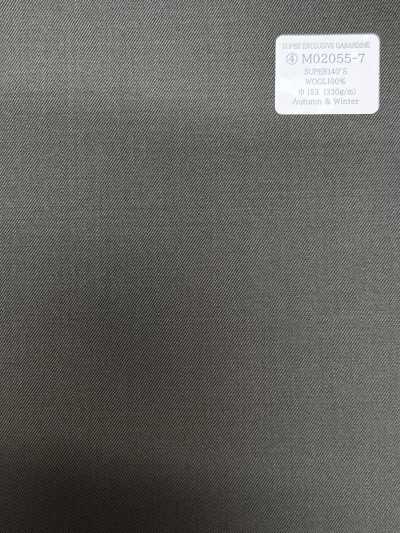 M20255-7 KUNISHIMA1850 Linha Exclusiva [Gabardine Super Exclusiva] Bege acinzentado liso