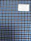 MH6511-BL Lã Japonesa Padrão Com Mohair Penteada (Estilo Tonic), Xadrez Azul