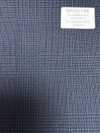 MH2431-NV Lã Japonesa Padrão Penteada Com Lã De Cabra-moura (Estilo Tonic), Xadrez Azul-marinho