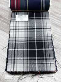 SK5536-GY Xadrez Padrão Japonês De Lã E Seda Com Elasticidade, Cinza[Têxtil] Mais fotografias