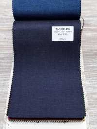 SL4501-BG Lã Iridescente Stretch Super110 de Fabricação Japonesa Padrão Azul Acinzentado[Têxtil] HOSOI SYOJI Mais fotografias
