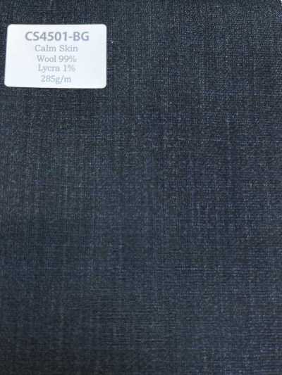 CS4501-BG Clássico Calm Skin elástico de fabricação japonesa (Tropical de alta torção) Azul acinzentado