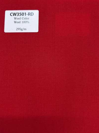 CW3501-RD Coleção padrão de cores de lã fabricada no Japão Vermelho