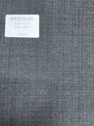 OT3532-GY Core Super 120's W100 cinza, fabricado no Japão