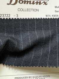 23722-3 Tecido Sarja De Mohair Padrão, Coleção Premium DOMINX, Cinza-Escuro[Têxtil] Tecido De Lã Kuzuri (DOMINX) Mais fotografias