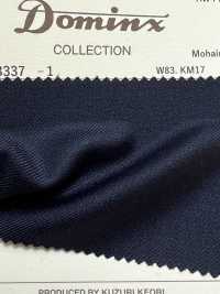 23337-1 Sarja de mohair padrão DOMINX (Dominx) Coleção Premium Preto[Têxtil] Tecido De Lã Kuzuri (DOMINX) Mais fotografias