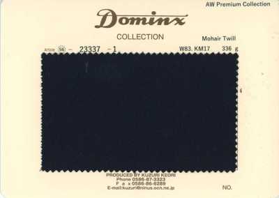 23337-1 Sarja de mohair padrão DOMINX (Dominx) Coleção Premium Preto