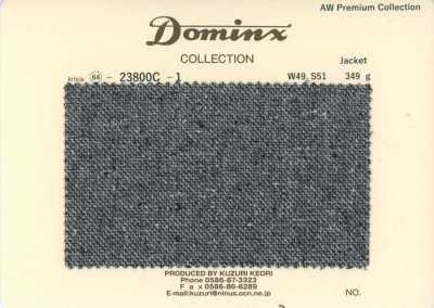 23800C-1 Jaqueta padrão 100% lã DOMINX Coleção Premium cinza