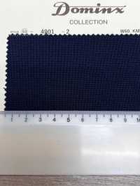 4901-2 Coleção Premium DOMINX De Mohair De Cabra Padrão, 3 Cabos, Azul-marinho[Têxtil] Tecido De Lã Kuzuri (DOMINX) Mais fotografias