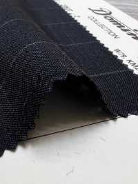 23977-2 Mohair de cabrito Standard DOMINX Coleção Premium Listras Largas Cinza Carvão[Têxtil] Tecido De Lã Kuzuri (DOMINX) Mais fotografias
