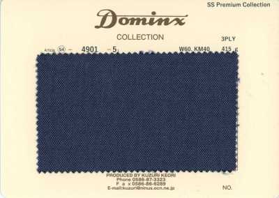 4901-5 Mohair de cabra jovem clássico de 3 cabos DOMINX (Dominkusu) Coleção Premium Azul