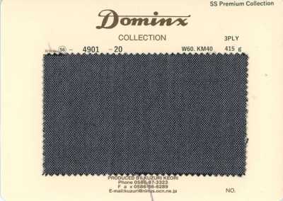 4901-20 Coleção Premium DOMINX em cinza de mohair de cabrito padrão de 3 fios